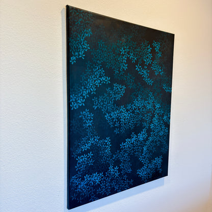 "Floral Cove" Acrylic on Canvas 24in x 30in