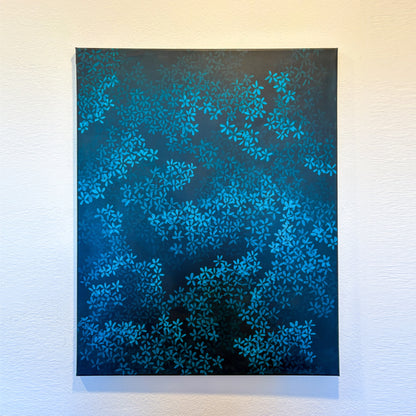 "Floral Cove" Acrylic on Canvas 24in x 30in