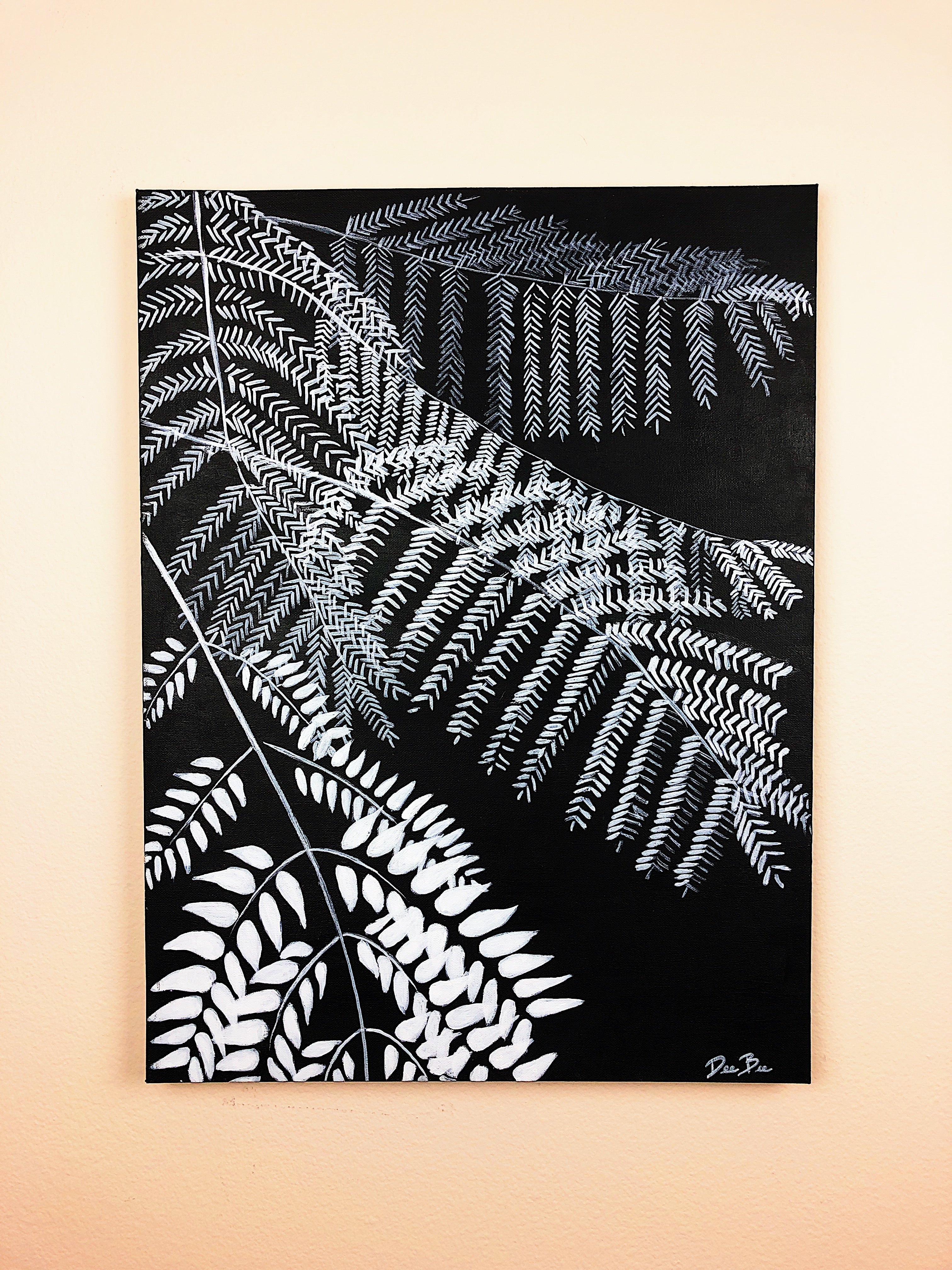 “Fern Tree” 18in x 24in Acrylic on Canvas